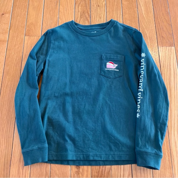 3 Vineyard Vines Logo Long Sleeve T-Shirts Boys Sz 7 Halloween Christmas Santa - Picture 11 of 12
